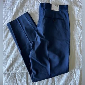 NWT Express Slim Dress Pants blue color code # 1378 32x30